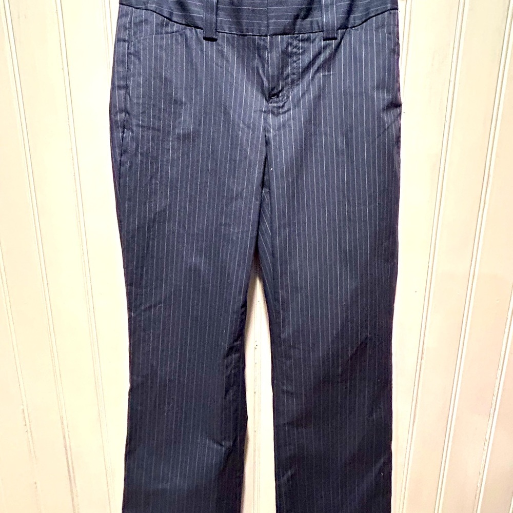 Menswear Low Waist Pin Stripe Cotton Pants